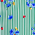 Floral/Vibrant Clover Stripe