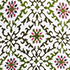 Geo Floral/White