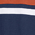 Deep Sea Navy/Bourbon  Stripe