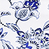 White/Blue Vintage Floral