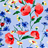 Soft Cloud Blue Poppy Floral