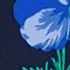 Navy/Tossed Poppy Floral