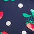 Navy Berry Dot/Stripe Mix