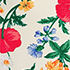 Egret/Poppy Floral