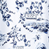 White/Blue Toile