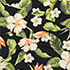 Hibiscus Floral/Black