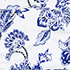 White/Blue Vintage Floral