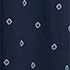 Radiant Navy Geo Floral Border