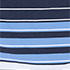 Lake Blue/Navy Placed Stripe