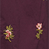 Floral Embroidery/Burgundy