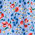 Clear Blue Sky Poppy Floral
