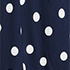 Deep Sea/White Polka Dot