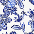 Ivory/Blue Vintage Floral