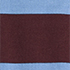Burgundy/Persian Blue Stripe