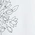 White Embroidered Flowers