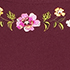 Floral Embroidery/Burgundy