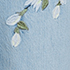 Embroidered Lake Blue Wash