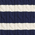 Deep Sea Navy/Ivory Stripe