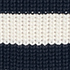 Navy/Ivory Placed Stripe