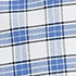 Clear Blue/White Plaid