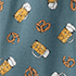 Teal Beer And Pretzels