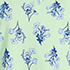 Mint/Blue Sky Vintage Floral
