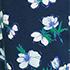 Deep Sea Navy Painterly Floral