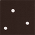 Rich Coffee/White Polka Dot