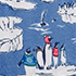 Blue Holiday Penguins
