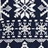 Deep Sea Navy Snowflake