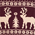 Stag/Sweet Bordeaux Heather