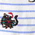 Multi Cats/Clear Blue Stripe