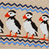 Puffins/Soft Driftwood Heather