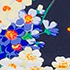 Multi Blossoms/Deep Sea Navy