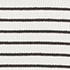Ivory/Black Pencil Stripe