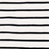 Ivory/Black Stripes