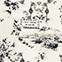 Egret/Black Toile