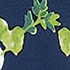 White/Navy Blooms