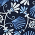 Seashell Geo/Navy Border