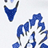 White/Blue Vintage Floral