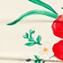 Egret/Tossed Poppy Floral