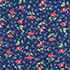 Cherries/Deep Sea Navy Floral