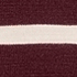 Lush Burgundy/Ivory Stripe