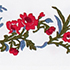 Cherry Border/White