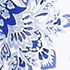 White/Blue Vintage Floral