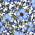 Clear Blue Sky Floral Blossom
