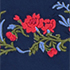 Cherry Border/Deep Sea Navy