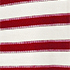 Rich Red/Ivory Stripe