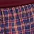 Rich Burgundy/Blue Plaid