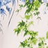 Ivory/Periwinkle Blooms
